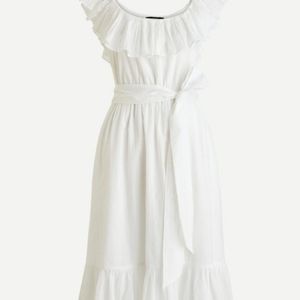 J.Crew midi dress in shadow stripe